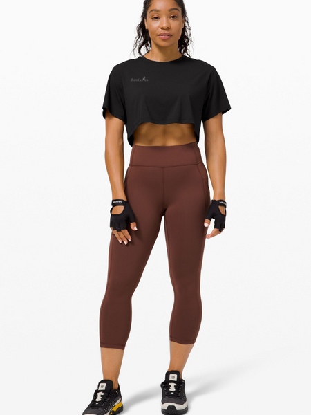 Kem Cropped Tee - Black