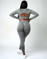 Sujey Scrunch Leggings - Grey