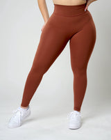 Maria Signature Leggings - Copper Brown