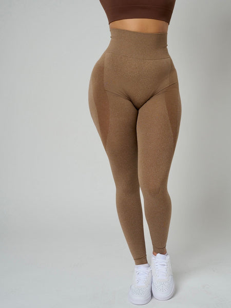 Fiorela Curve Leggings - Mocha