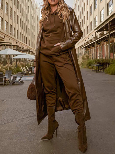 Fabiola Joggers - Brown