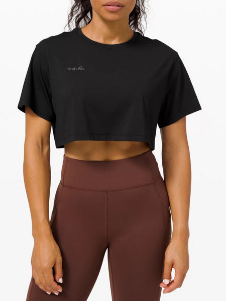 Kem Cropped Tee - Black