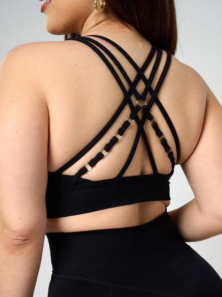 Adriana Sports Bra - Black
