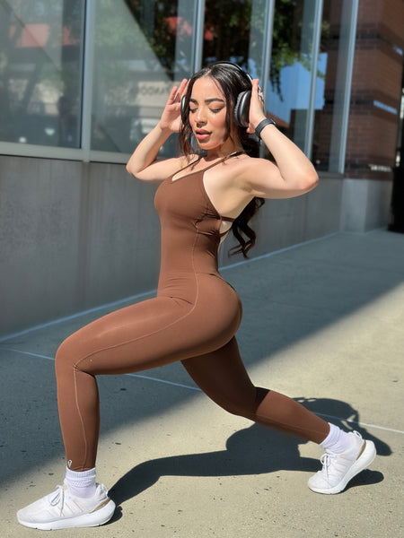 Patria Sculpted Bodysuit - Brown