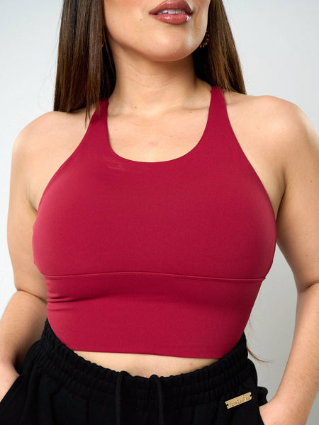 Oneida Bra Top - Dark Red