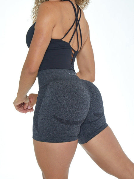 Fiorela Curve Shorts - Black Speckled