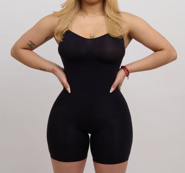 Sicri Smoothing Slip Dress 2.0 - Black – Fem Curves
