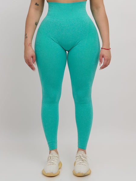Fiorela Curve Leggings - Turquoise