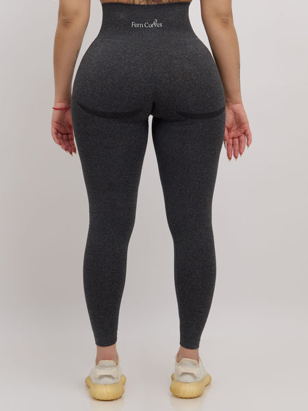 Fiorela Curve Leggings - Black Speckled