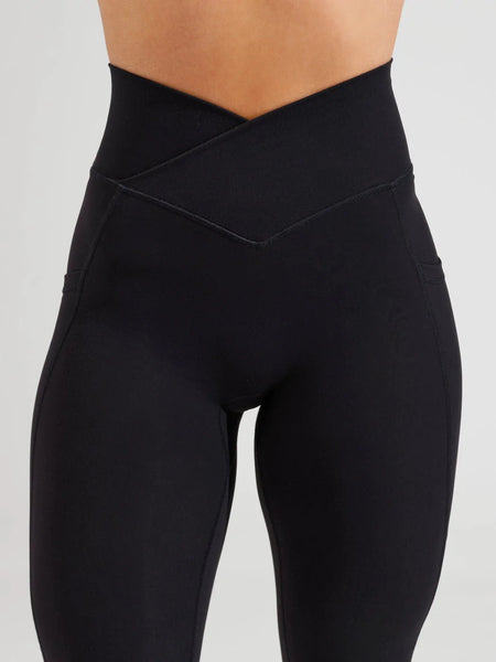 Maria High Rise Pocket Leggings - Black