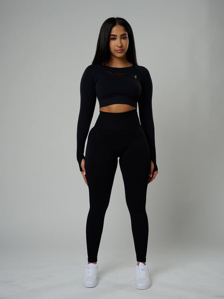 Sujey Scrunch Leggings - Black